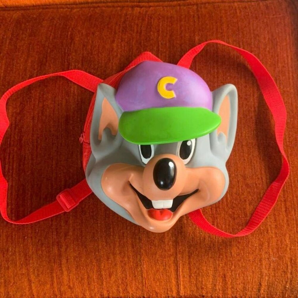 Rare 2000's Vintage Chuck E Cheese Backpack 🎒